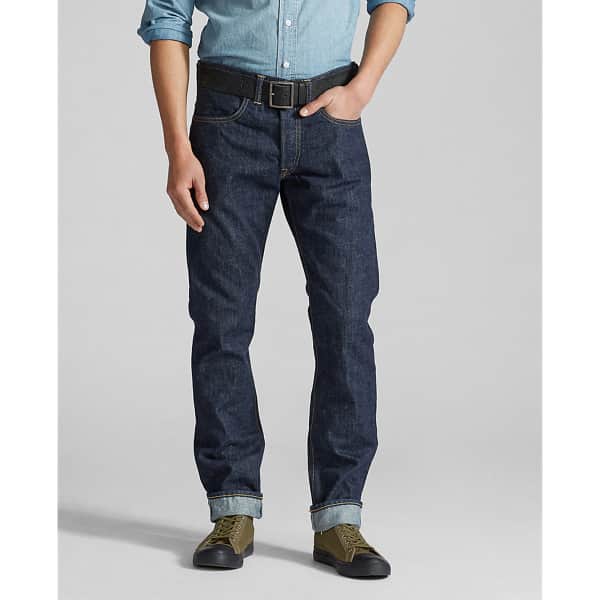 Ralph Lauren Slim Fit Once-Washed Selvedge Jean