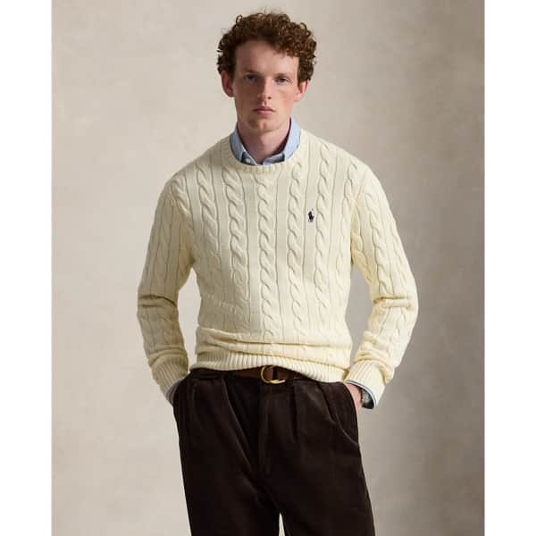 Ralph Lauren Cable-Knit Cotton Sweater