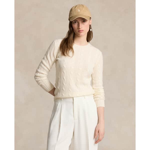 Ralph Lauren The Iconic Cable-Knit Cashmere Sweater