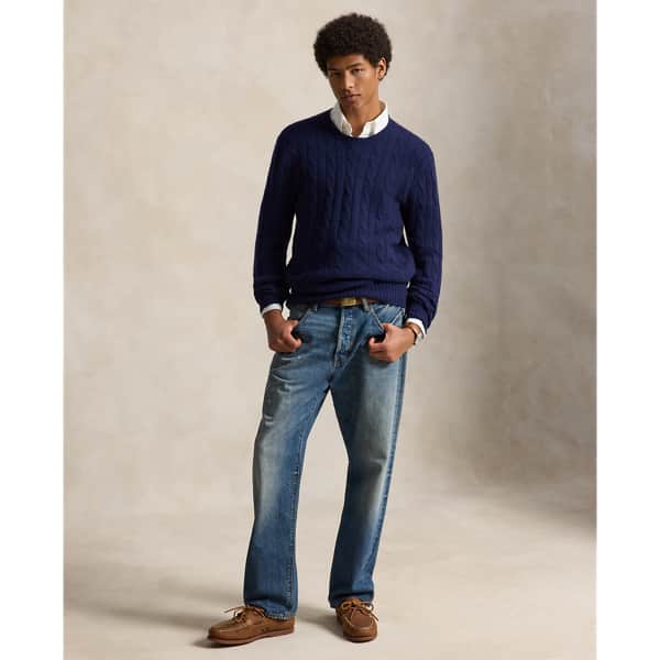 Ralph Lauren The Iconic Cable-Knit Cashmere Sweater