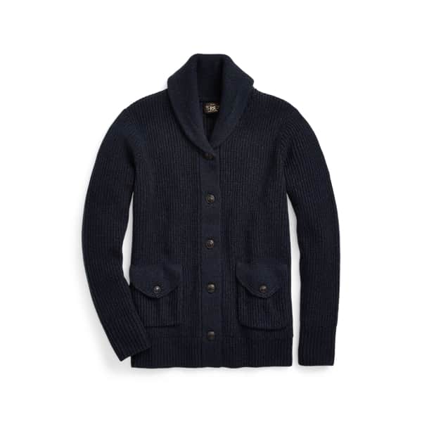 Ralph Lauren Cashmere Shawl-Collar Cardigan