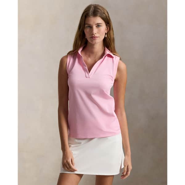 Ralph Lauren Tailored Fit Sleeveless Polo Shirt