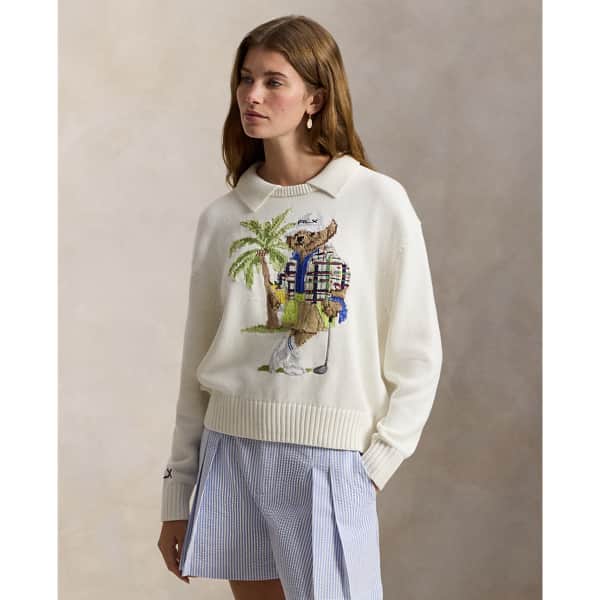 Ralph Lauren Polo Bear Performance Polo Sweater