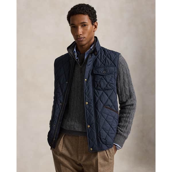 Ralph Lauren The Beaton Quilted Utility Vest