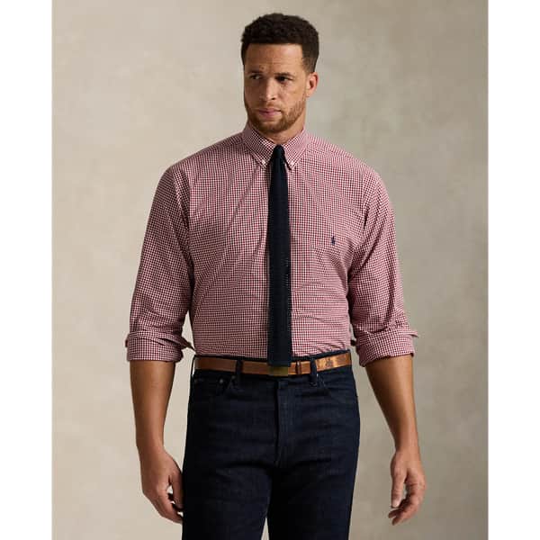 Ralph Lauren Gingham Stretch Poplin Shirt