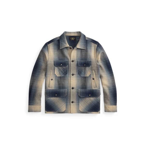 Ralph Lauren Plaid Wool Twill Overshirt