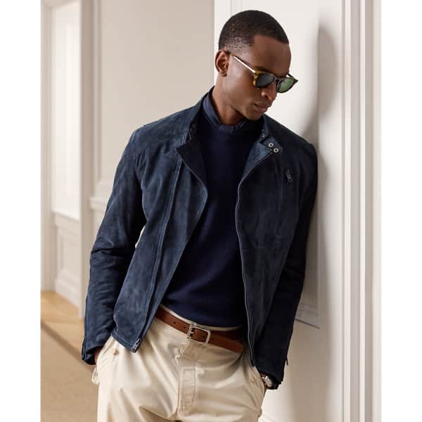 Ralph Lauren Suede Moto Jacket