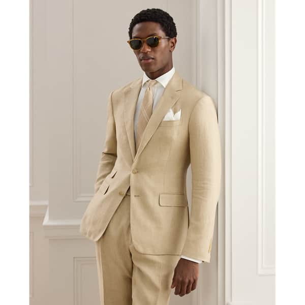 Ralph Lauren Kent Hand-Tailored Twill Suit Jacket