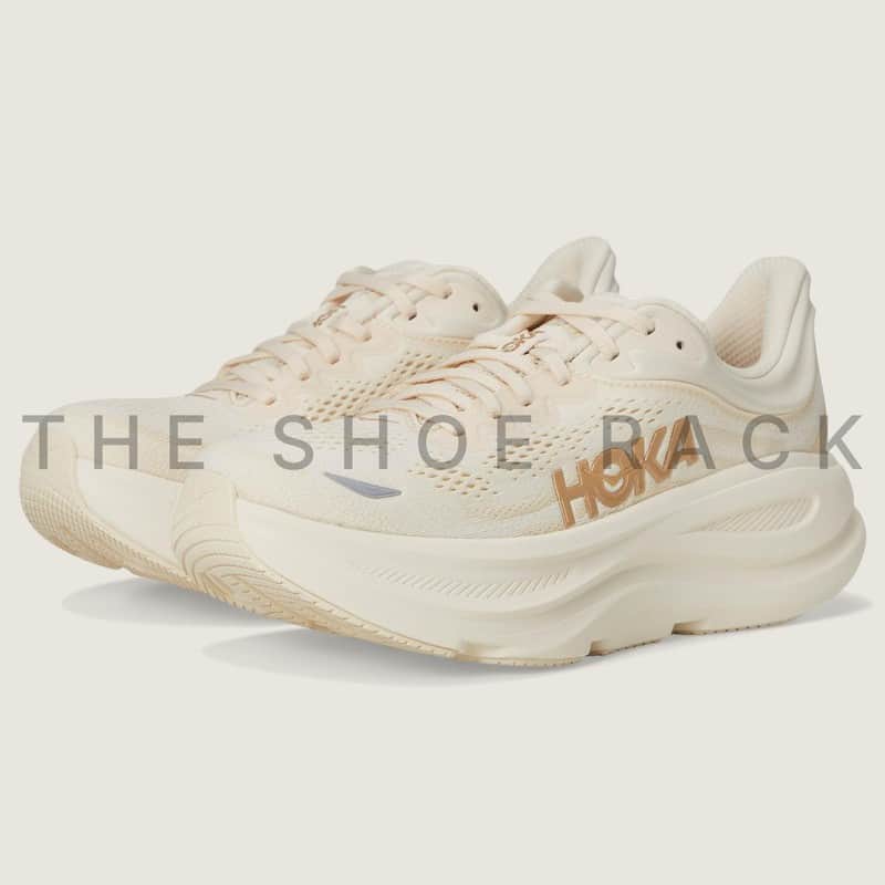 HOKA Bondi 9 Women's Running Shoes Vanilla/Birch 1162012-VCH New with Box