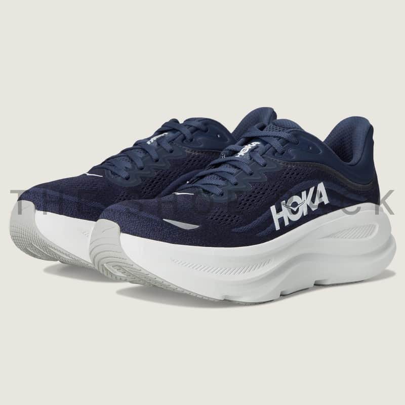 HOKA Bondi 9 Men's Running Shoes Varsity Navy/White 1162011-VYN New with Box