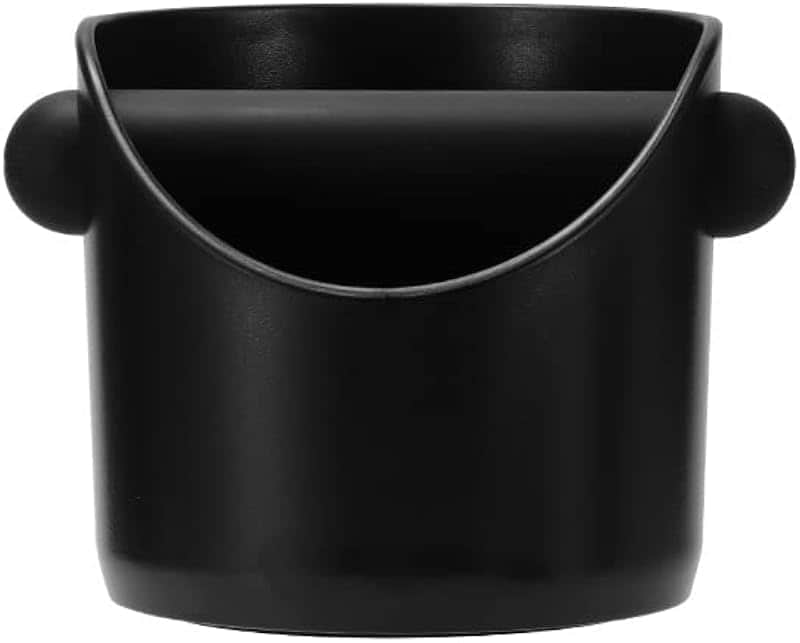 Coffee Knock Box, 4.6 in, Barista Style Espresso Grounds Knock Box, Removable Plastic Kno…