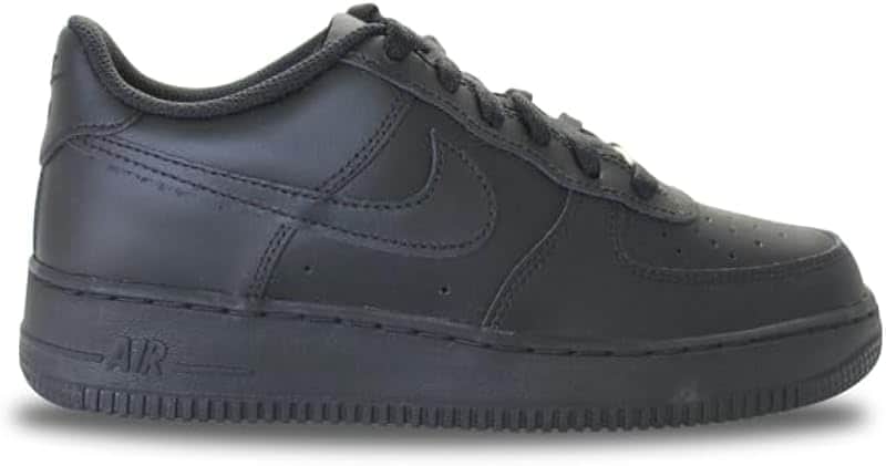 Air Force 1 Big Kids' Shoes (Black/Black-Black-Black, US Footwear Size System, Big Kid, N…