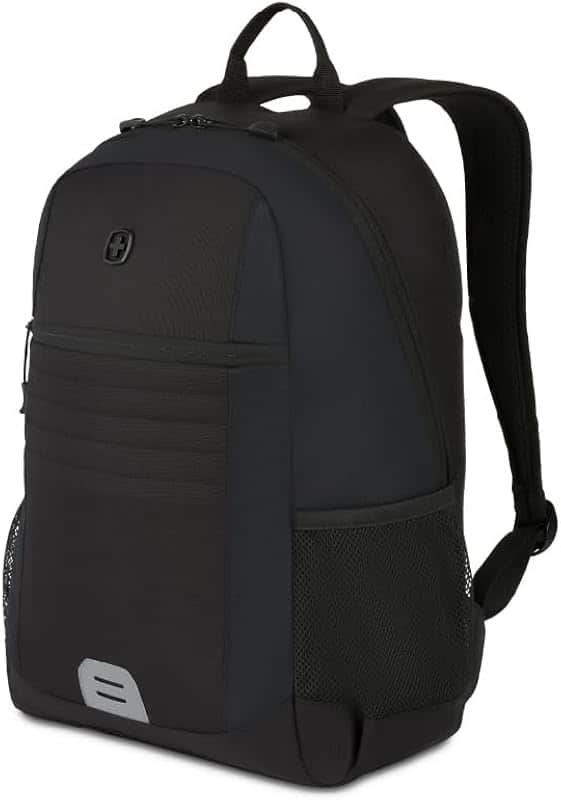Intro Laptop Backpack, Black, 17.5"x12"x6"
