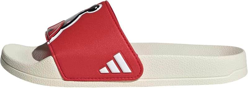 Boys Adilette Shower Logo Sneakers Shoes - Red
