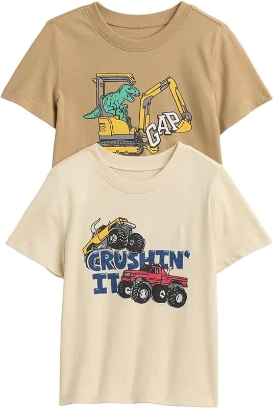 Baby Boys' Sleeve Graphic Tee 2-Pack