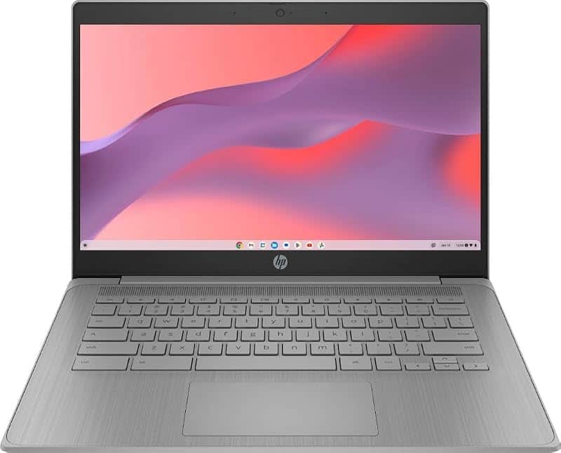 2023 Chromebook Laptop, 14 Inch Display, Intel Celeron N4120 Processor, 4GB RAM, 64GB eMM…
