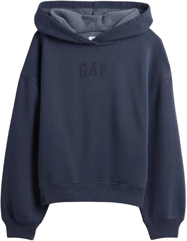 Girls' Hi-lo Logo Pullover Hoodie