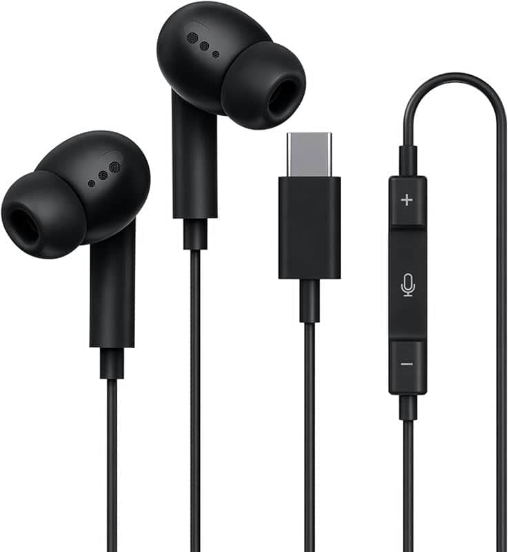[Apple MFi Certified] USB C Headphones for iPhone 18 17 16 15 Pro,Wired Earbuds with Mic…