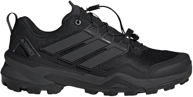 Mens Terrex Skychaser Hiking Hiking Sneakers Shoes - Black