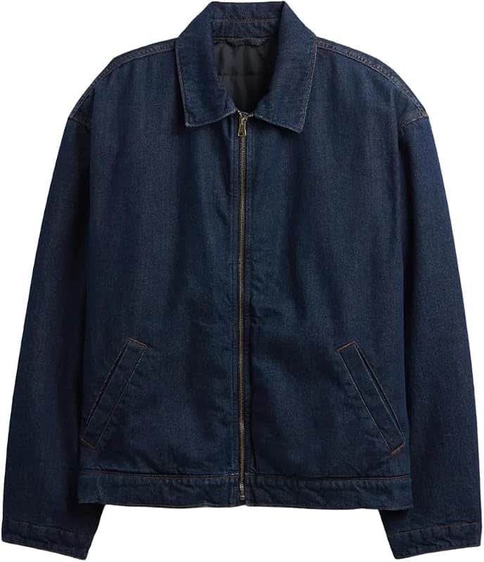 Men's Denim Full Zip Jacket