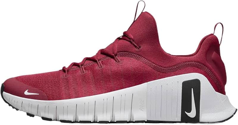 Free Metcon 6 (Team Bank) Men's Workout Shoes (HM3754-602, Team Crimson/Black/White)