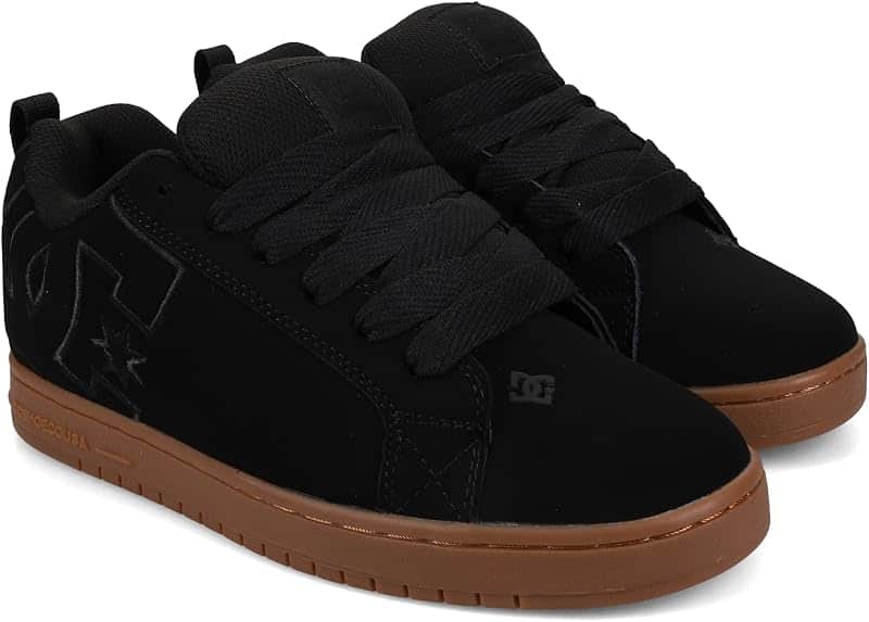 Mens Court Graffik Casual Low Top Skate Shoe Sneaker
