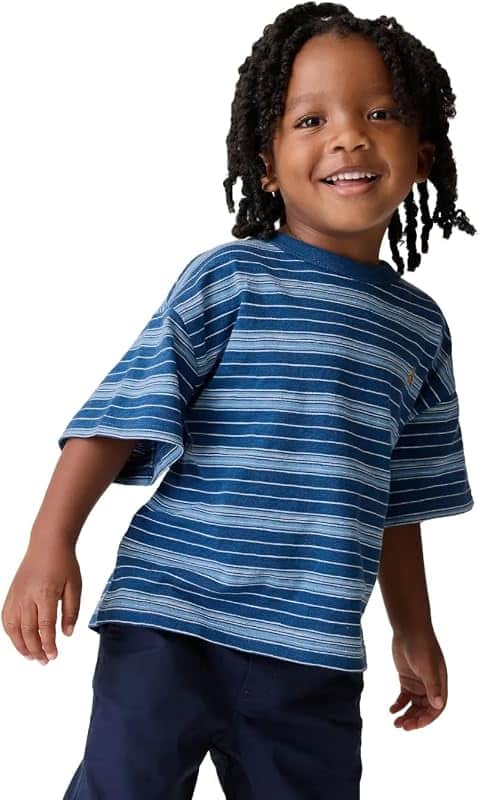 Baby Boys' Short Sleeve Boxy Icon Tee
