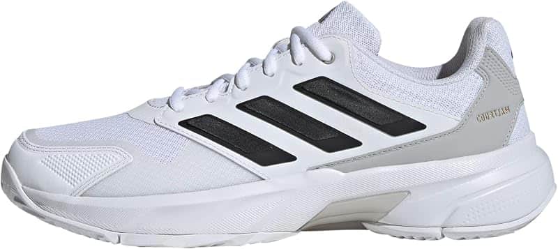Mens Courtjam Control 3 Tennis Sneakers Shoes - White