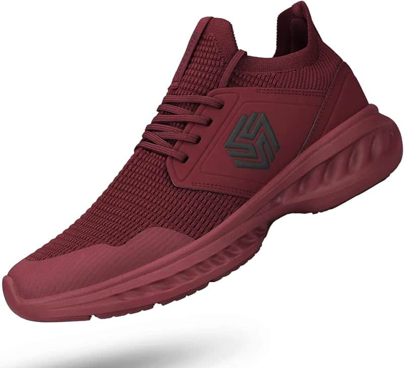 Mens Slip On Walking Shoes Non Slip Running Shoes Breathable Workout Shoes Lightweight Gy…