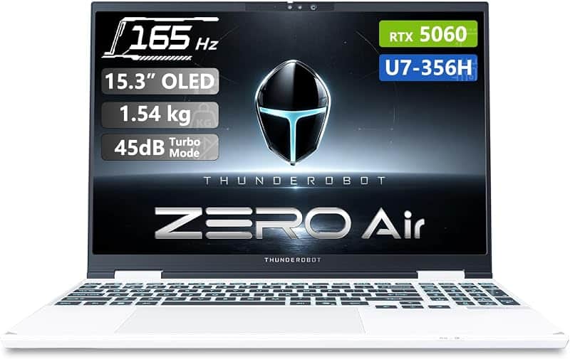 Zero Air 15 Ultra 7 356H RTX 5060 32GB DDR5 + 1TB Gaming Laptop