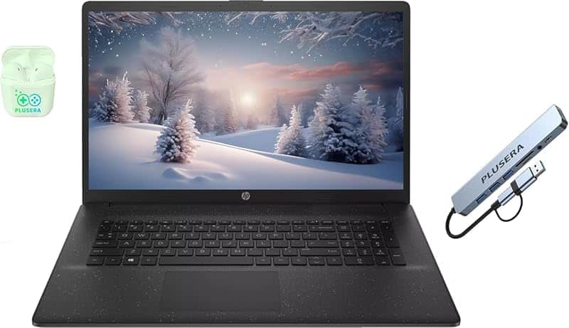 17.3" Business Laptop Computer, 32GB RAM 1.2TB Storage (1TB SSD + 256GB Docking Station),…