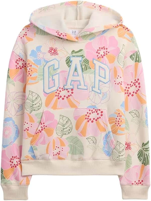 Girls' Logo Pullover Hoodie