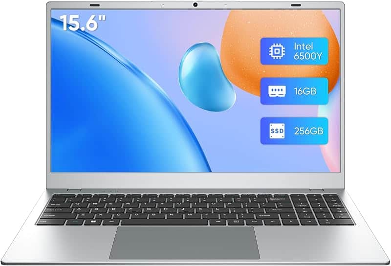 INHONLAP Laptop Computer, 15.6" FHD IPS Display, Laptop for Student and Business, 16GB RA…