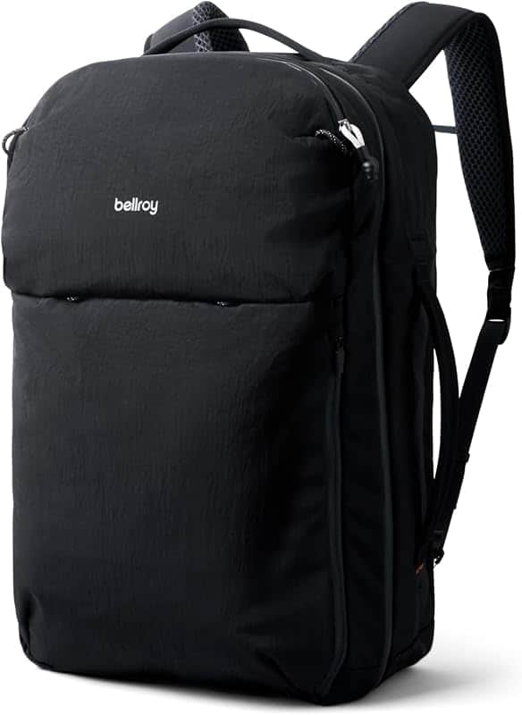 Bellroy Lite Travel Pack 30L, Carry-On Travel Backpack - Black | 30L carry-on travel back…
