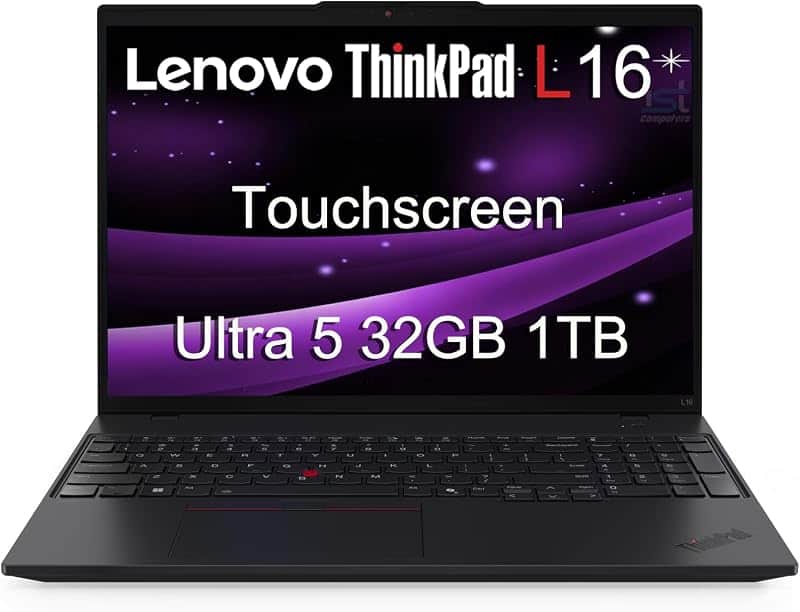 ThinkPad L16 Business AI PC Laptop (16" FHD+ Touchscreen, Intel Ultra 5 225U (> Ultra 7 1…