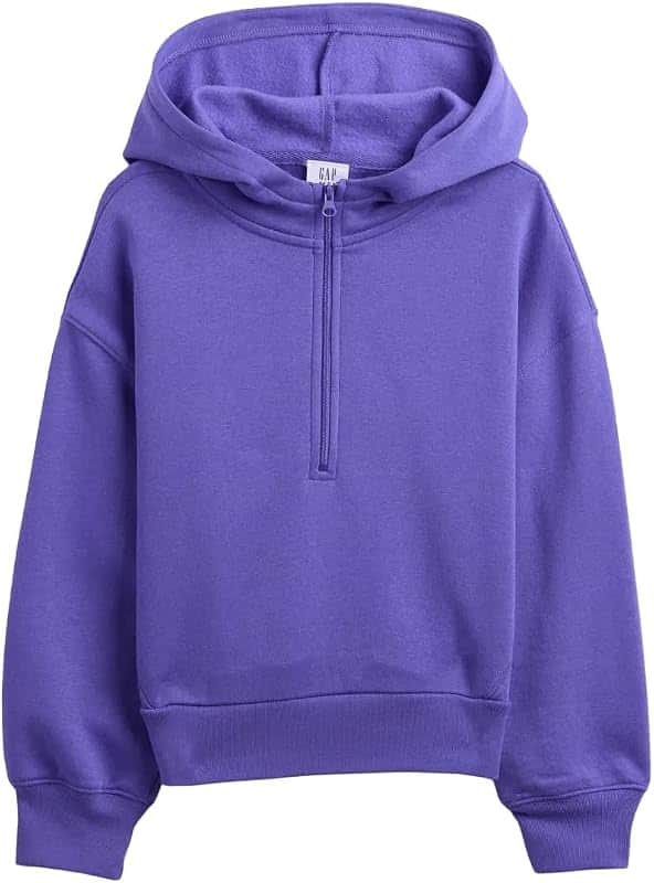 Girls' Half Zip Fleece Top