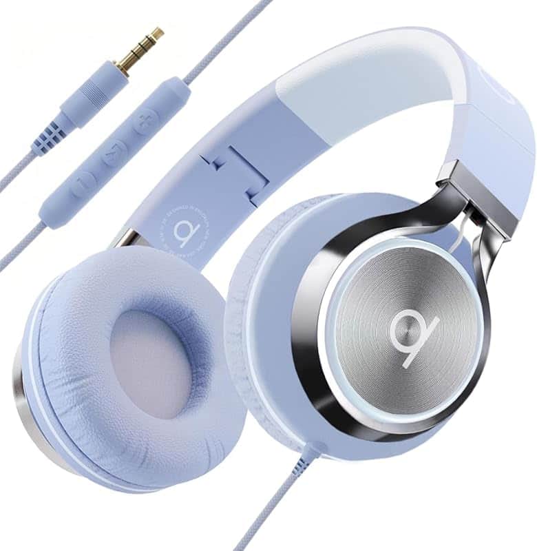 ARTIX Wired Headphones for Kids & Adults - Built-in Mic & Volume Control, Kids Headphones…
