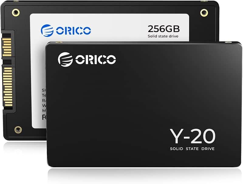 ORICO Y20 256GB SATA SSD 2.5 Inch Internal Solid State Drive, up to 500MB/s Read Speed, S…