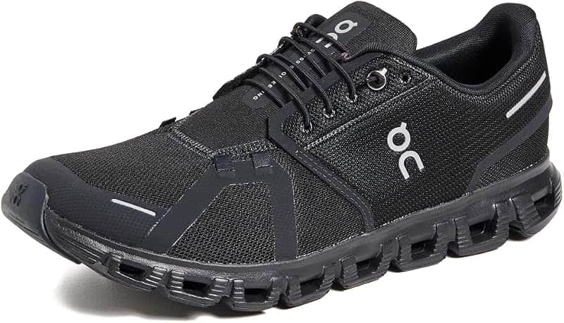 Men's Cloud 6 Sneakers, Black/Black, 8.5 Medium US