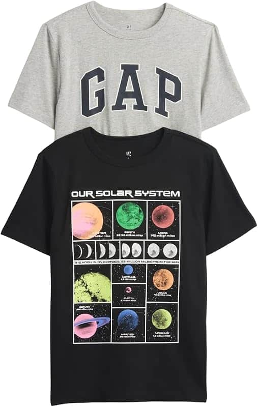 Boys' Short Sleeve Graphic Tee 2-Pack