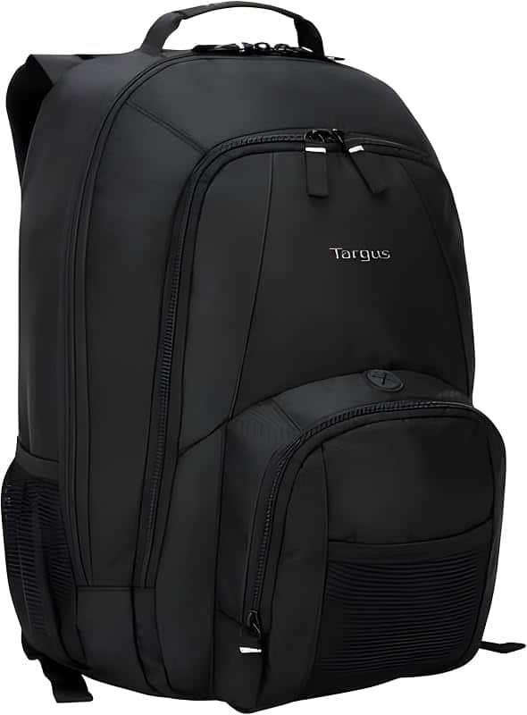 16 Inch Groove Laptop Backpack, Black - Fits Most Laptops up to 16", Water Resistant Trav…