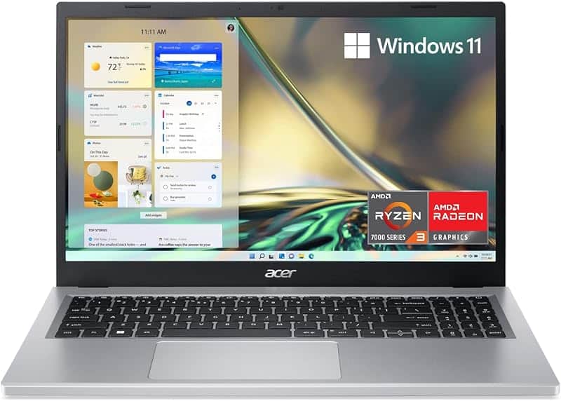 Aspire 3 A315-24P-R7VH Slim Laptop | 15.6" Full HD | AMD Ryzen 3 7320U Quad-Core | AMD Ra…