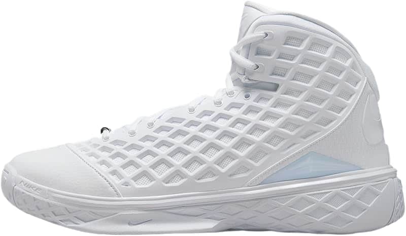 Kobe III Pro Basketball Shoes (White/White/White)