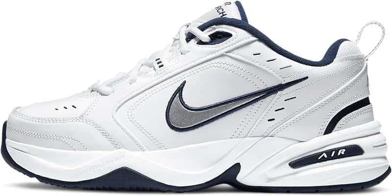 Men's Air Monarch IV (4E) Athletic Shoe, white/black, 14.0 4E US