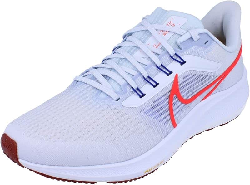Men's SneakerSports Shoe, Football Grey Bright Crimson Concord, 7.5 UK