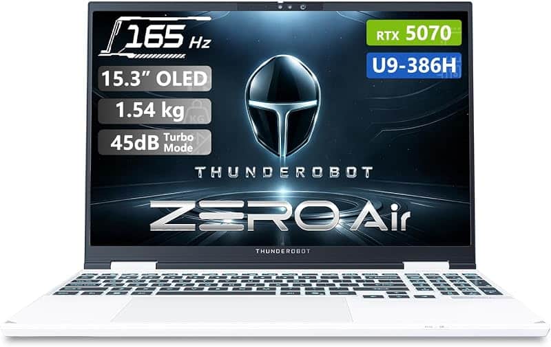 Zero Air 15 Ultra 9 386H RTX 5070 32GB DDR5 + 2TB Gaming Laptop