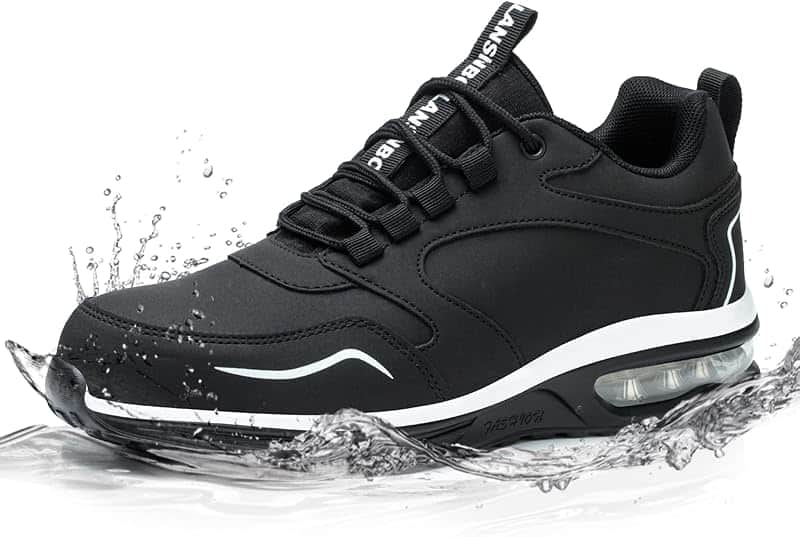LANSNBO Waterproof Steel Toe Shoes for Women Non Slip Sneakers | Work safety protection,…