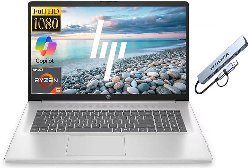 17.3" FHD Business Laptop Computer, 16GB RAM 1TB SSD, 6-core AMD Ryzen 5 Processor, Windo…