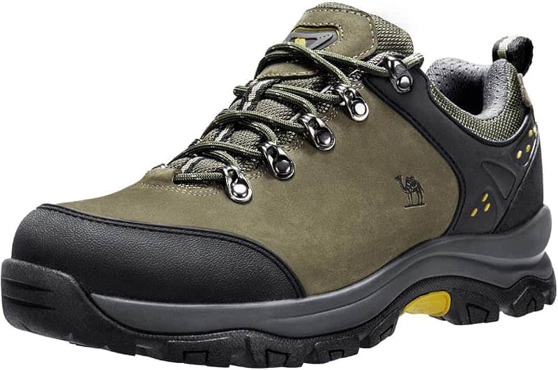 Hiking Shoes Men Trekking Shoe Low Top Outdoor Walking Waterproof Leather Trail Sneakers