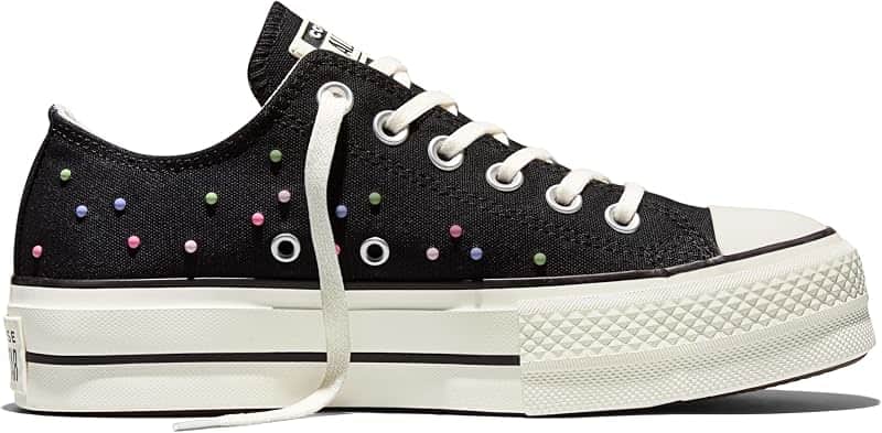 Women's Chuck Taylor All Star Lift Platform Mini Studs Low Top Sneaker